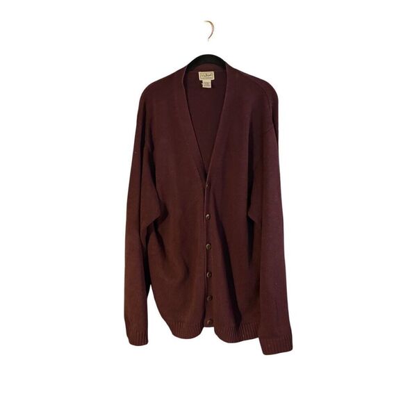 L.L. Bean men’s button up long sleeve cardigan, size XL tall - Picture 2 of 3